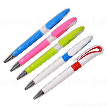 廣告筆-造型環保禮品-單色中油筆-五款筆桿可選-採購客製印刷贈品筆_0